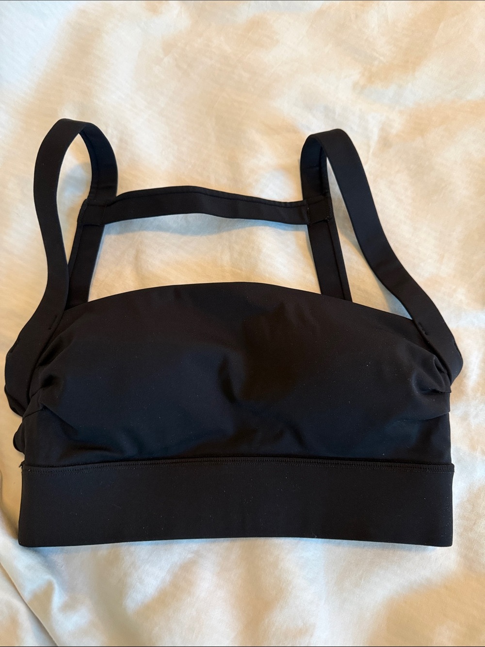 Black sports bra